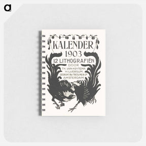 アートメモ帳-Aankondiging voor kalender 1903 - テオ ヴァン ホイテマ Memo.