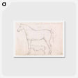アートポストカード-Anatomical Study of a Horse, Founded on `Eclipse'
 - イェール大学アートギャラリー Postcard.