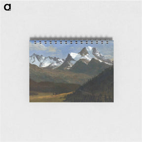 アートメモ帳-Mountain Landscape - アルバート ビアスタット Memo.