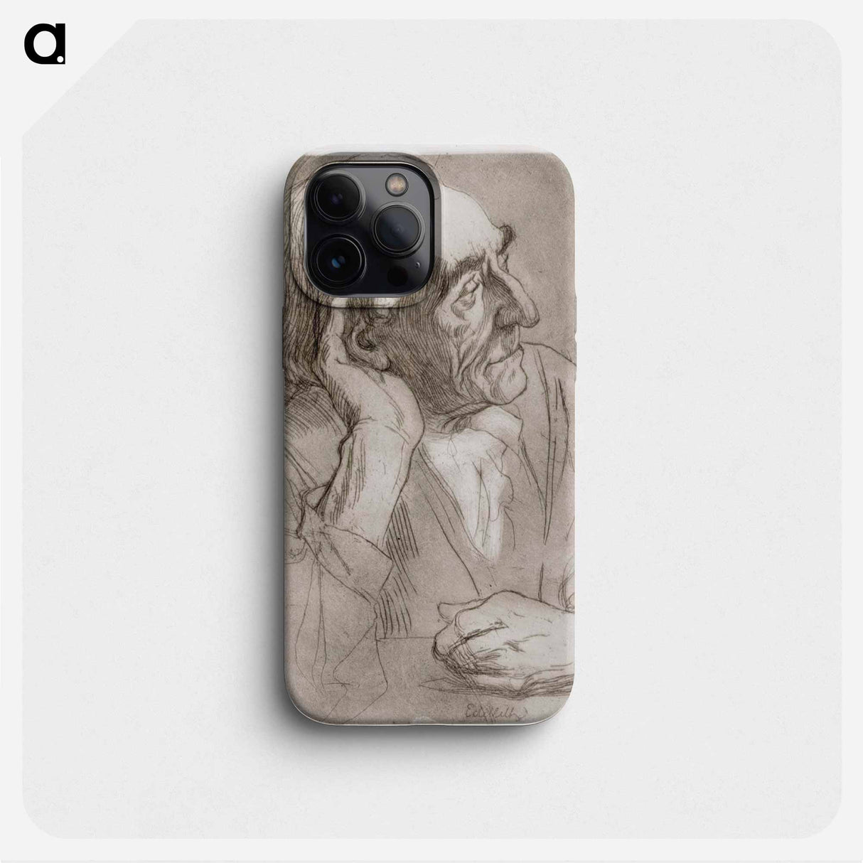 Man listening - アルバート エーデルフェルト Phone Case.