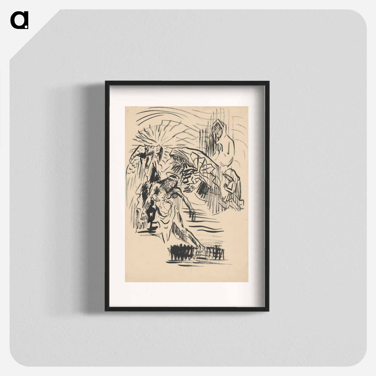 Lamentation of christ - アーノルド ピーター ワイズ クビンチャン Poster.
