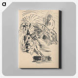 Lamentation of christ - アーノルド ピーター ワイズ クビンチャン Canvas.