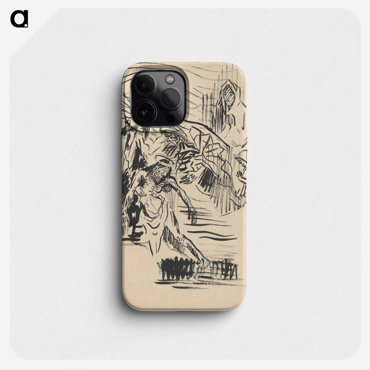 Lamentation of christ - アーノルド ピーター ワイズ クビンチャン Phone Case.