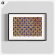 アートポスター-Triangle Pattern Background
 - 大英図書館 Poster.