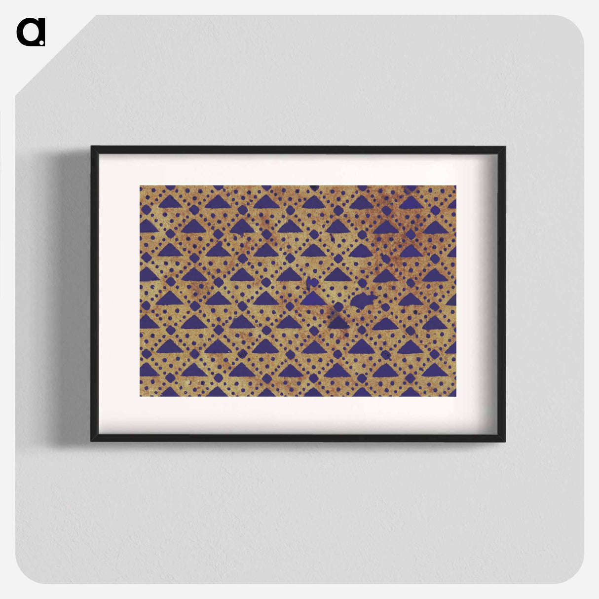 アートポスター-Triangle Pattern Background
 - 大英図書館 Poster.