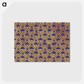アートポストカード-Triangle Pattern Background
 - 大英図書館 Postcard.