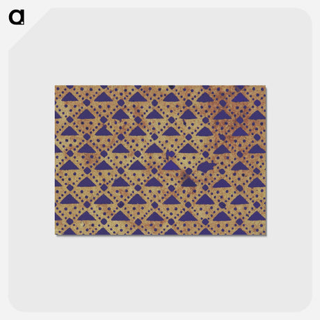 アートポストカード-Triangle Pattern Background
 - 大英図書館 Postcard.