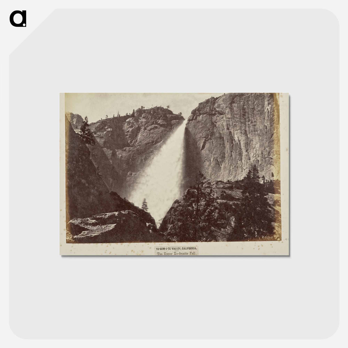 アートポストカード-Yo-Sem-i-te Valley, California
 - エドワード マイブリッジ Postcard.