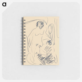 アートメモ帳-Nude on the Beach - エルンスト ルートヴィヒ キルヒナー Memo.