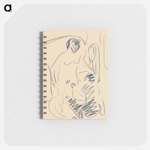 Nude on the Beach - Ernst Ludwig Kirchner Memo.