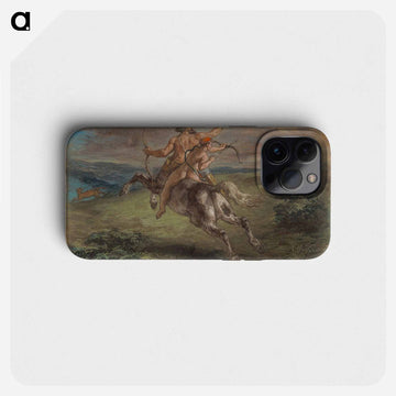 The Education of Achilles - ウジェーヌ ドラクロワ Phone Case.