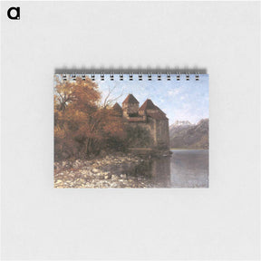 アートメモ帳-Chateau de Chillon - ギュスターヴ クールベ Memo.