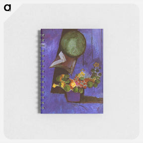 アートメモ帳-Flowers and Ceramic Plate - アンリ マティス Memo.