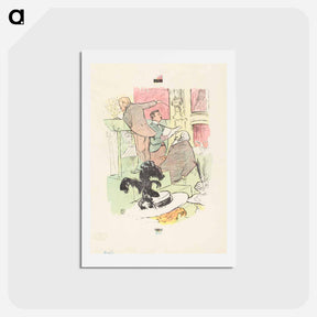アートポストカード-Les grands concerts de l'opera - アンリ ド トゥールーズ ロートレック Postcard.