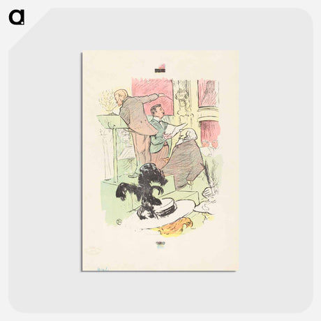 アートポストカード-Les grands concerts de l'opera - アンリ ド トゥールーズ ロートレック Postcard.