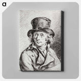 アートパネル-Portrait of Adriaan de Lelie - ジャン ベルナール Canvas.
