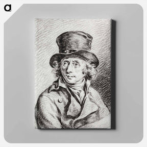 アートパネル-Portrait of Adriaan de Lelie - ジャン ベルナール Canvas.