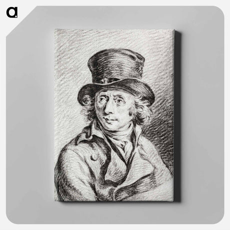 アートパネル-Portrait of Adriaan de Lelie - ジャン ベルナール Canvas.