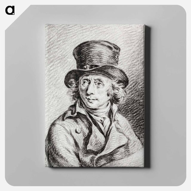 アートパネル-Portrait of Adriaan de Lelie - ジャン ベルナール Canvas.