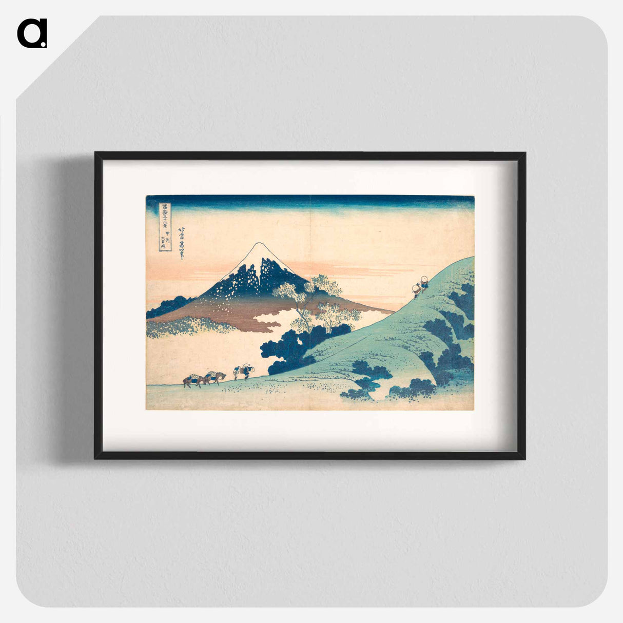 アートポスター-Fuji from Inume Pass - 葛飾 北斎 Poster.