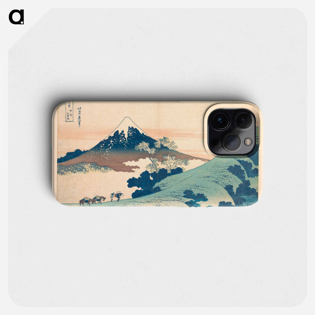 Fuji from Inume Pass - 葛飾 北斎 Phone Case.