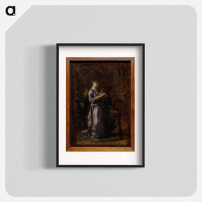 アートポスター-Sketch for the Pathetic Song - トーマス エイキンズ Poster.