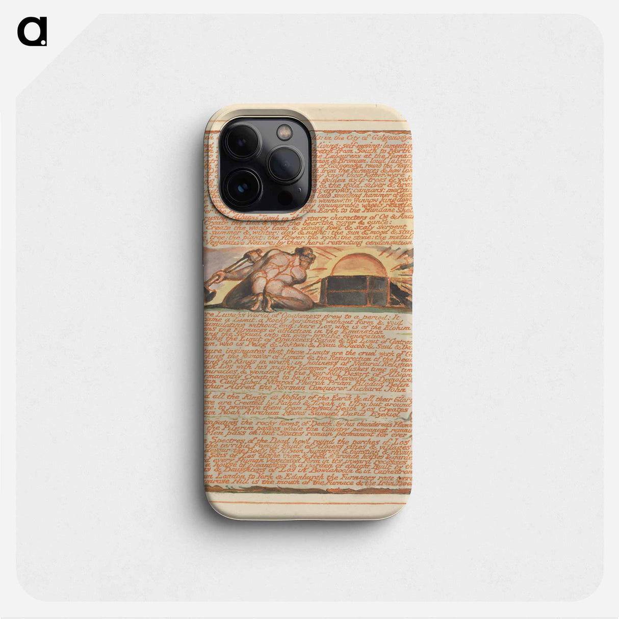 Such are Cathedron's golden Halls.... - William Blake Phone Case.