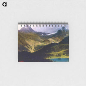 アートメモ帳-Mountain Landscape - アルバート ビアスタット Memo.