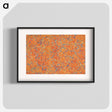アートポスター-Abstract Orange Pattern
 - 大英図書館 Poster.