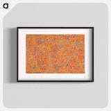 アートポスター-Abstract Orange Pattern
 - 大英図書館 Poster.