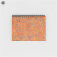 アートメモ帳-Abstract Orange Pattern
 - 大英図書館 Memo.
