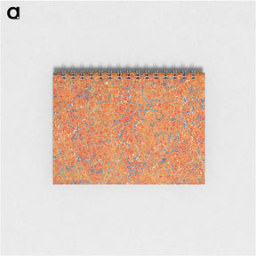 アートメモ帳-Abstract Orange Pattern
 - 大英図書館 Memo.