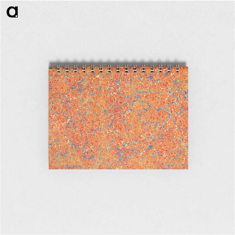 アートメモ帳-Abstract Orange Pattern
 - 大英図書館 Memo.