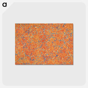 アートポストカード-Abstract Orange Pattern
 - 大英図書館 Postcard.