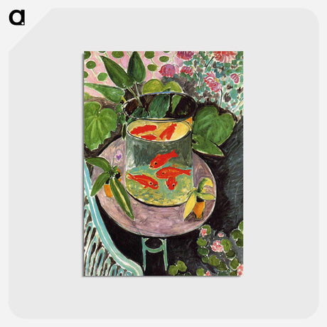 アートポストカード-Goldfish - アンリ マティス Postcard.