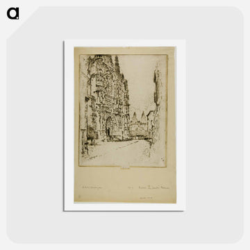Towers of the Bishop's Palace, Beauvais
 - ジョセフ ペネル Postcard.