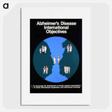 アートポスター-Alzheimer's Disease International Objectives
 - 国立医学図書館 Poster.