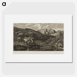 Fear - オディロン ルドン Poster.