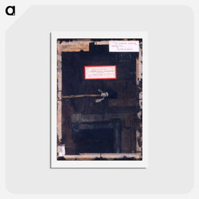 アートポストカード-Sketch of an interior - トーマス エイキンズ Postcard.