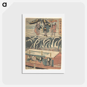 アートポストカード-Utagawa Kunisada Print
 - 歌川 国貞 Postcard.