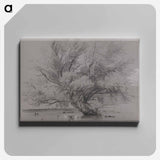 アートパネル-Pond with Willow Tree and Ducks
 - イェール大学アートギャラリー Canvas.
