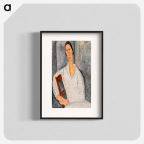 アートポスター-Madame Hanka Zborowska Leaning on a Chair
 - バーンズ・コレクション Poster.