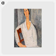 アートポストカード-Madame Hanka Zborowska Leaning on a Chair
 - バーンズ・コレクション Postcard.