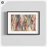 アートポスター-Glitch Pattern Background (Remixed)
 - 大英図書館 Poster.