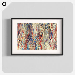 アートポスター-Glitch Pattern Background (Remixed)
 - 大英図書館 Poster.