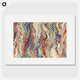 アートポスター-Glitch Pattern Background (Remixed)
 - 大英図書館 Poster.