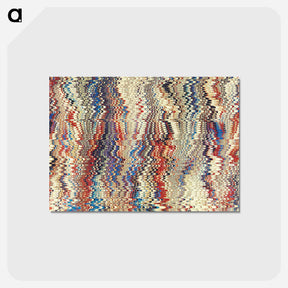 アートポストカード-Glitch Pattern Background (Remixed)
 - 大英図書館 Postcard.