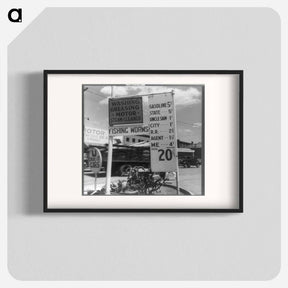 アートポスター-Gas station price analysis - ドロテア ラング Poster.