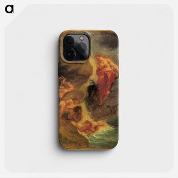 Winter Juno And Aeolus - ウジェーヌ ドラクロワ Phone Case.