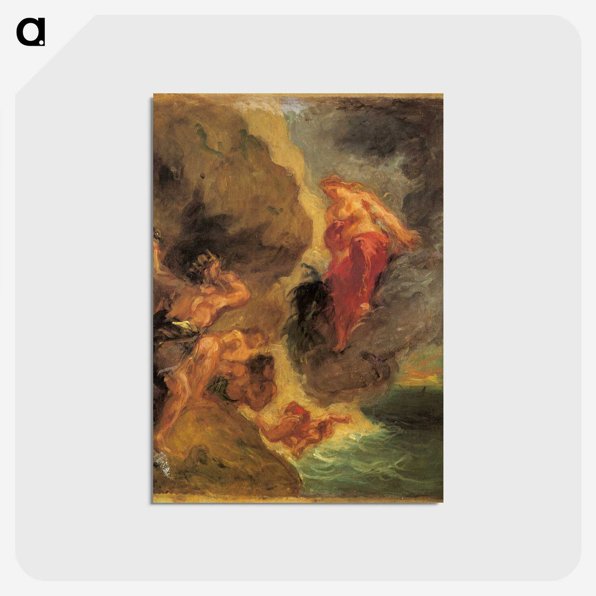 3-93_Eugene-Delacroix_postcard